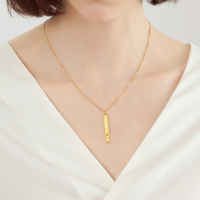 999黃金 頸鍊 | 周生生珠寶 | Love Decode 「愛情密語 」 | 93880N - 2