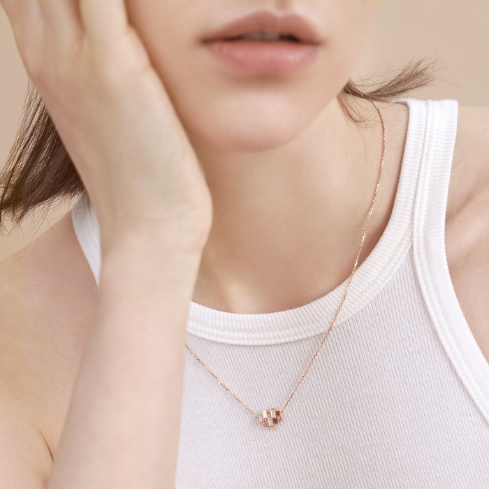 18K Rose Gold Necklace | Chow Sang Sang Jewellery | 93894N - 3