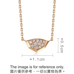 'Harmony' 18K Rose Gold Diamond Necklace