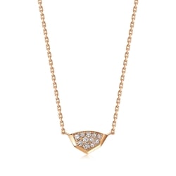 'Harmony' 18K Rose Gold Diamond Necklace