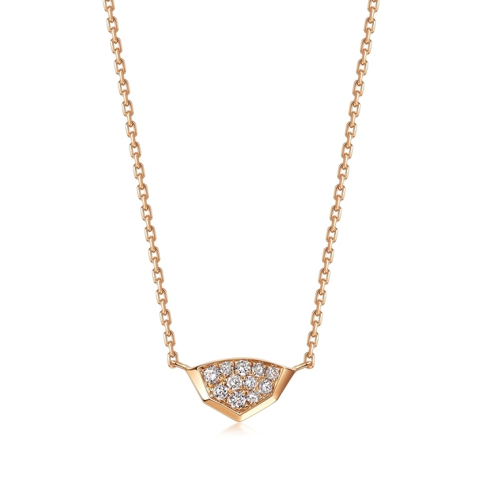 18K Rose Gold Necklace | Chow Sang Sang Jewellery | 93907N - 1