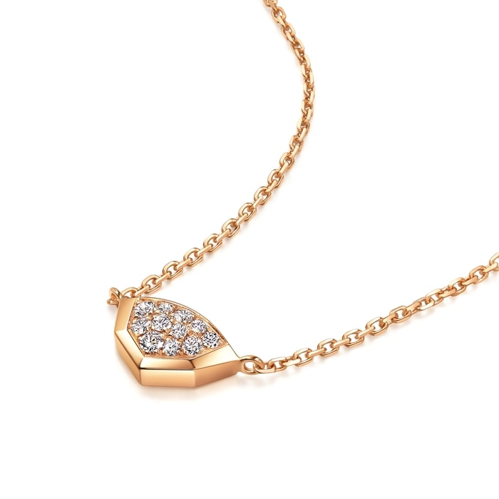 18K Rose Gold Necklace | Chow Sang Sang Jewellery | 93907N - 4