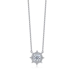 'Iconic' 900 Platinum Diamond Necklace