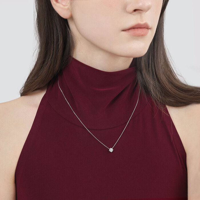 18K White Gold Necklace | Chow Sang Sang Jewellery | Daily Luxe | 94029N - 3