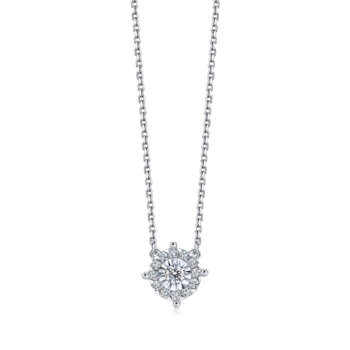 18K White Gold Necklace | Chow Sang Sang Jewellery | Daily Luxe | 94029N - 1