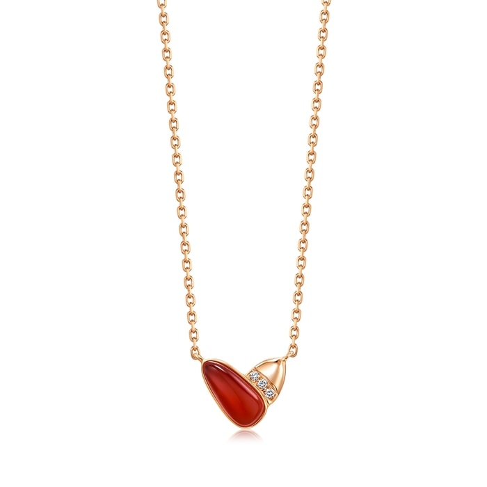 18K Rose Gold Necklace | Chow Sang Sang Jewellery | 94086N - 1