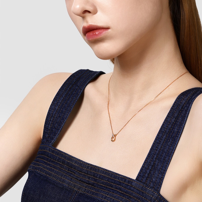 18K Rose Gold Necklace | Chow Sang Sang Jewellery | 94088N - 3