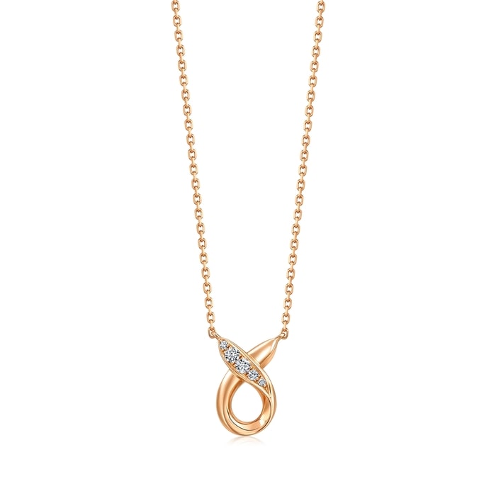 18K Rose Gold Necklace | Chow Sang Sang Jewellery | 94088N - 1