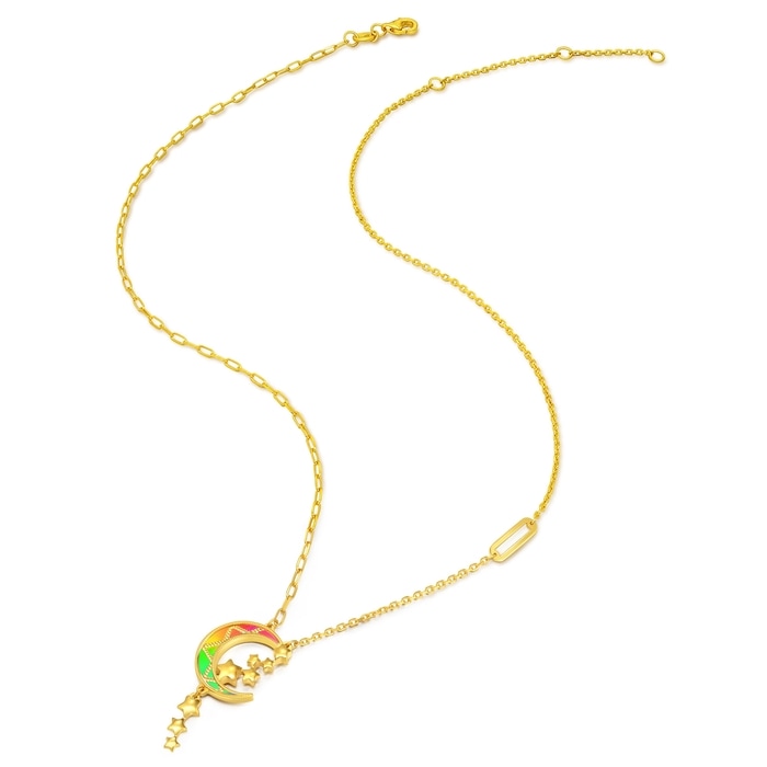 999黃金 頸鍊 | 周生生珠寶 | Essence「永」 | 94089N - 4