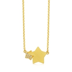 999 Gold Diamond Necklace