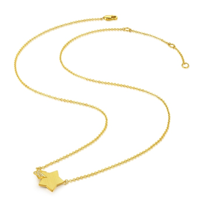 Solid Gold Necklace | Chow Sang Sang Jewellery | Essence | 94188N - 4