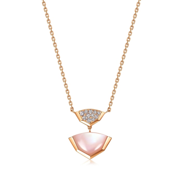 18K Rose Gold Necklace | Chow Sang Sang Jewellery | 94219N - 1