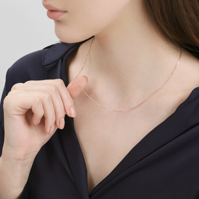 18K Rose Gold Necklace | Chow Sang Sang Jewellery | Essence | 94220N - 3