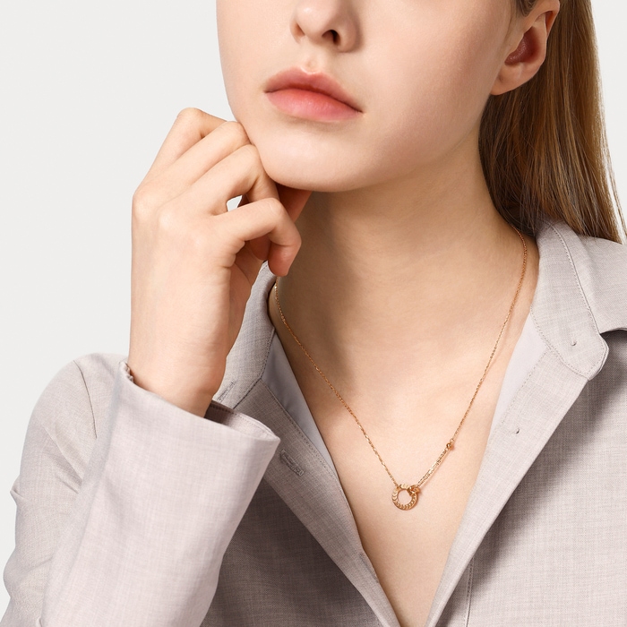 18K玫瑰金 頸鍊 | 周生生珠寶 | 薄荷系列 | 94295N - 3