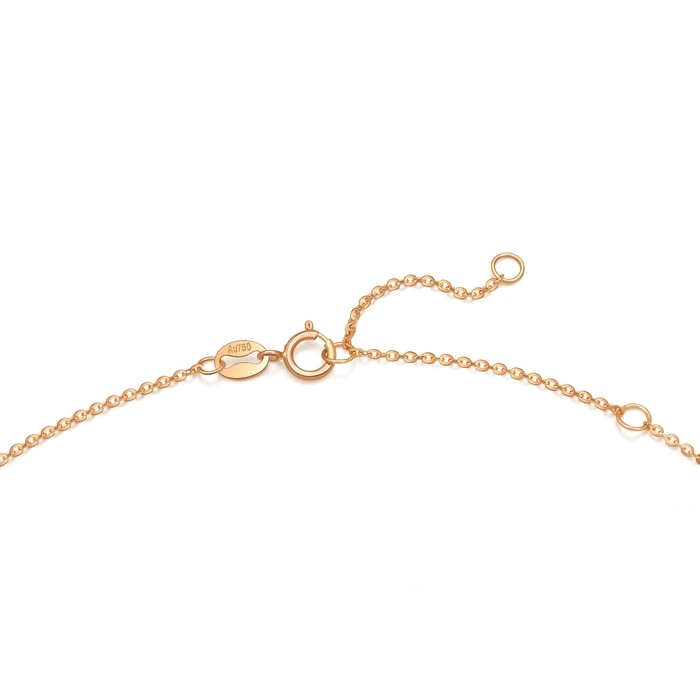 18K Rose Gold Necklace | Chow Sang Sang Jewellery | Minty Collection | 94296N - 5