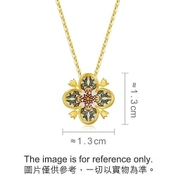V&A - 'The Art of Nature' 999 Gold Necklace | 94303N(47 cm