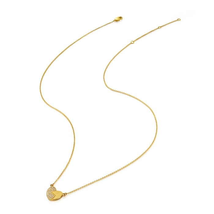 999黃金 頸鍊 | 周生生珠寶 | Essence「永」 | 94312N - 4