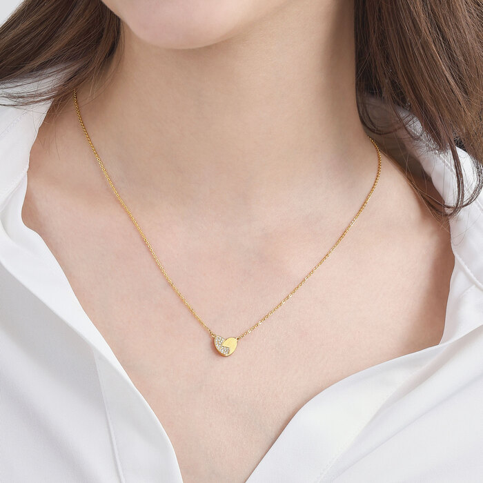 999黃金 頸鍊 | 周生生珠寶 | Essence「永」 | 94312N - 2