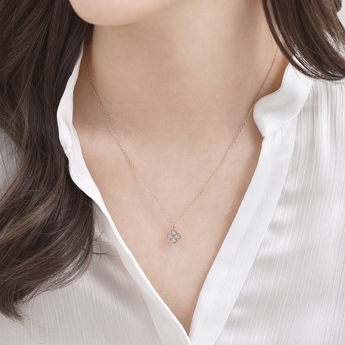 18K白色黄金及玫瑰金 頸鍊 | 周生生珠寶 | Daily Luxe | 94342N - 2