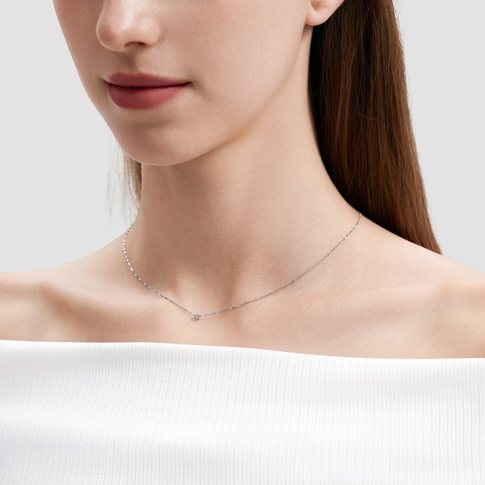 18K White Gold Necklace | Chow Sang Sang Jewellery | Daily Luxe | 94344N - 3