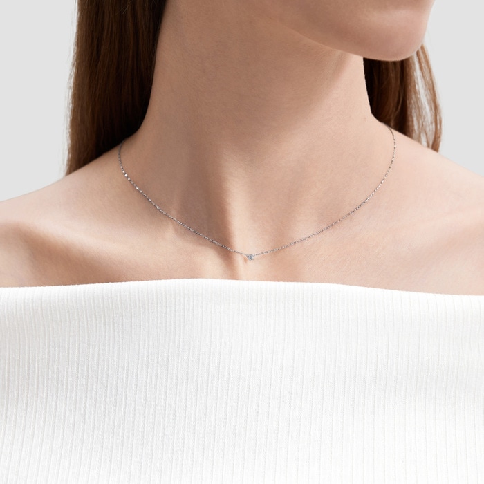18K White Gold Necklace | Chow Sang Sang Jewellery | Daily Luxe | 94344N - 2