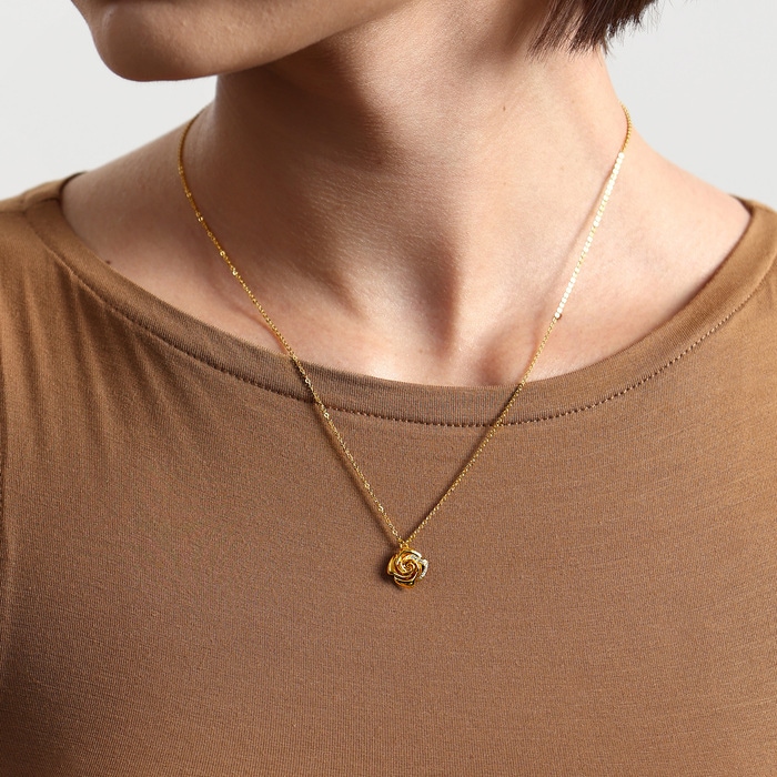 999黃金 頸鍊 | 周生生珠寶 | Essence「永」 | 94354N - 2