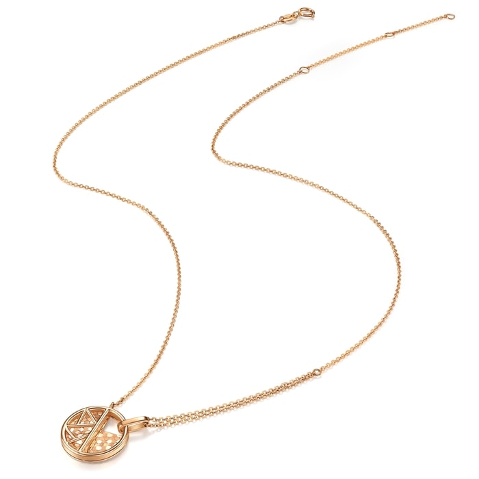18K Rose Gold Necklace | Chow Sang Sang Jewellery | Minty Collection | 94366N - 4