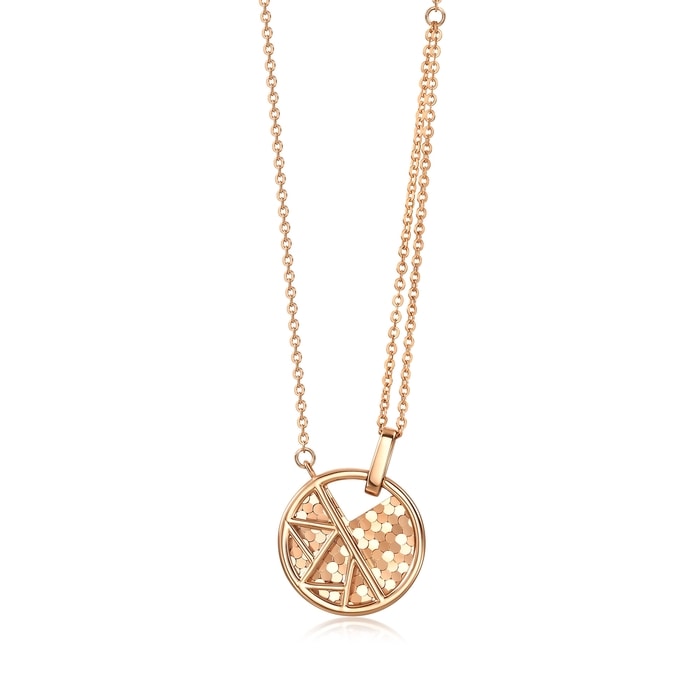 18K Rose Gold Necklace | Chow Sang Sang Jewellery | Minty Collection | 94366N - 1