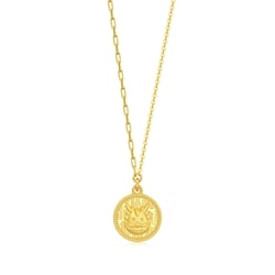 'Belief' 999.9 Gold Dragon Necklace
