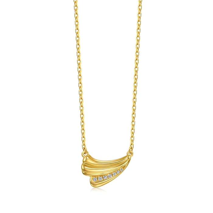 Solid Gold Necklace | Chow Sang Sang Jewellery | 94461N - 1