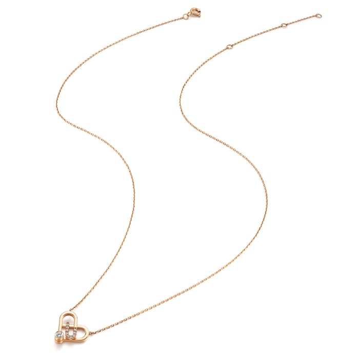 18K Rose Gold Necklace | Chow Sang Sang Jewellery | Love Decode | 94468N - 4