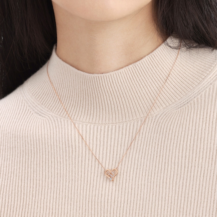 18K Rose Gold Necklace | Chow Sang Sang Jewellery | Love Decode | 94468N - 2