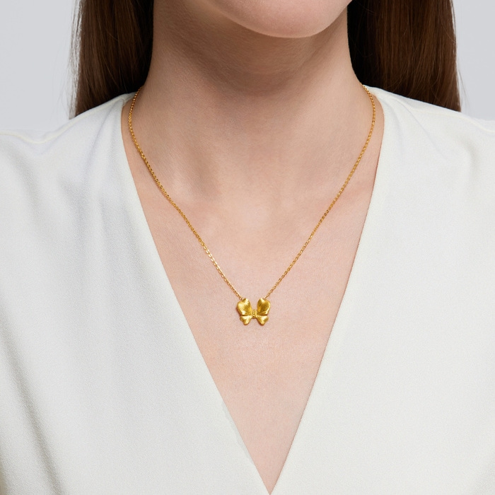 Solid Gold Necklace | Chow Sang Sang Jewellery | 94530N - 2