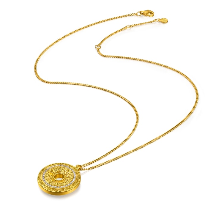 Solid Gold Necklace | Chow Sang Sang Jewellery | Cultural Blessings | 94552N - 2