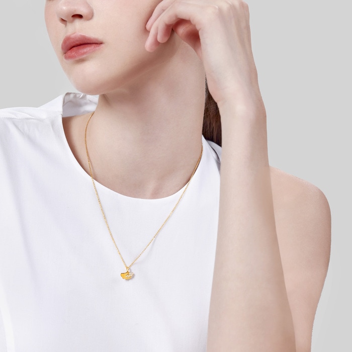 Solid Gold Necklace | Chow Sang Sang Jewellery | Essence | 94561N - 3