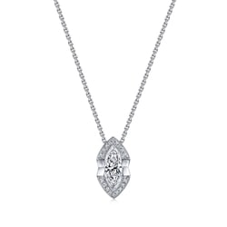 'Timeless' 18K White Gold Diamond Necklace