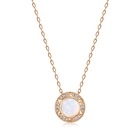 Timeless' 18K Rose Gold White Mother of Pearl Necklace