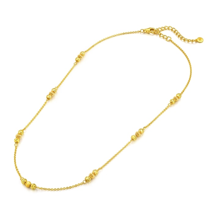 MINTYGREEN - 'Glow' 999 Gold Necklace | 94604N(42 cm/~0.188