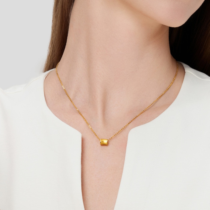 Solid Gold Necklace | Chow Sang Sang Jewellery | 94606N - 2