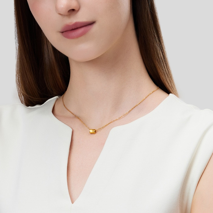 Solid Gold Necklace | Chow Sang Sang Jewellery | 94606N - 3