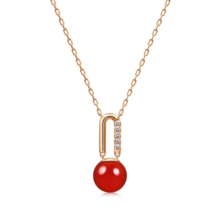 18K玫瑰金 頸鍊 | 周生生珠寶 | 94641N - 1