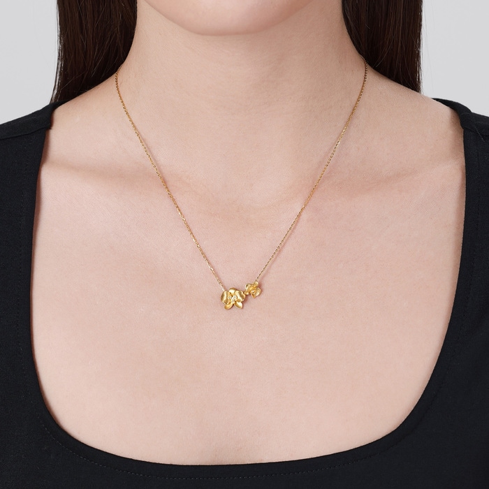 Solid Gold Necklace | Chow Sang Sang Jewellery | Cultural Blessings | 94687N - 2