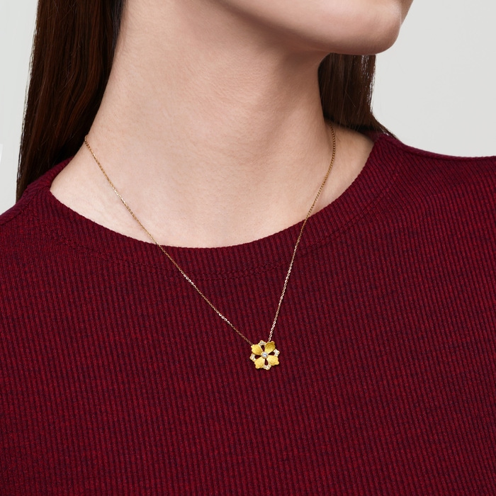 Solid Gold Necklace | Chow Sang Sang Jewellery | Cultural Blessings | 94737N - 2