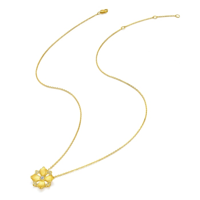 Solid Gold Necklace | Chow Sang Sang Jewellery | Cultural Blessings | 94737N - 4