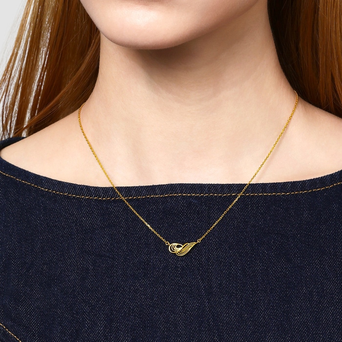 Solid Gold Necklace | Chow Sang Sang Jewellery | 95138N - 2