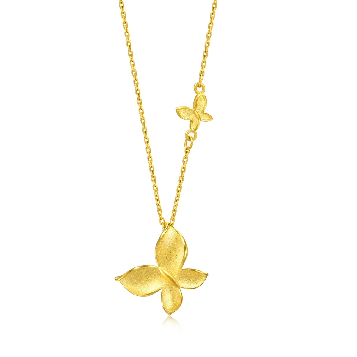 日本未入荷 Copping Zone - Flower Necklace 0.20 CT. T.W. Composite Diamond Flower Pendant in 10K Gold