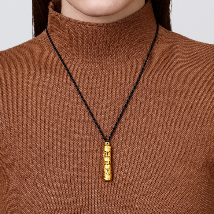 Solid Gold Necklace | Chow Sang Sang Jewellery | Cultural Blessings | 95317N - 2