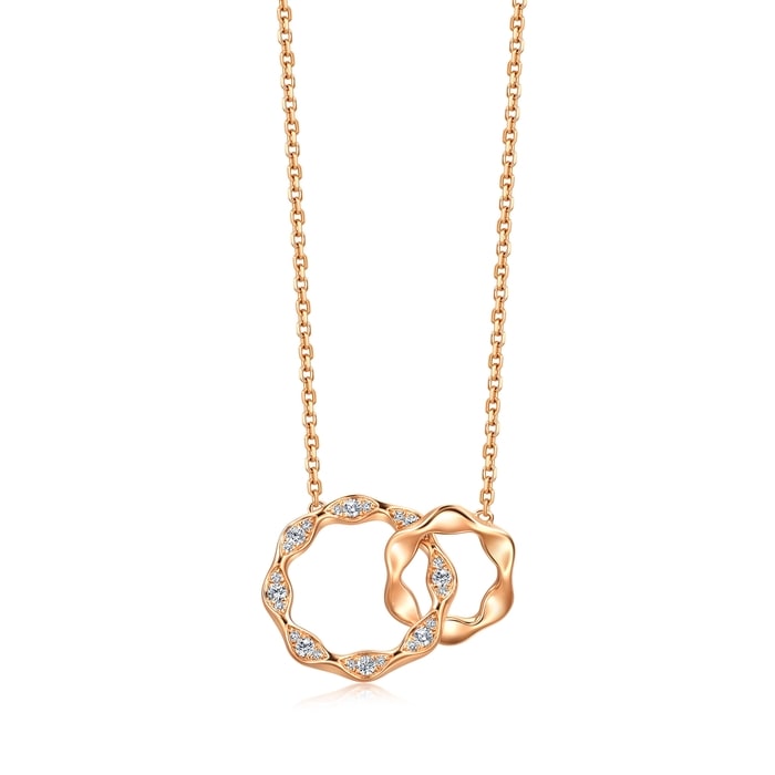 18K Rose Gold Necklace | Chow Sang Sang Jewellery | YuYu | 95325N - 1