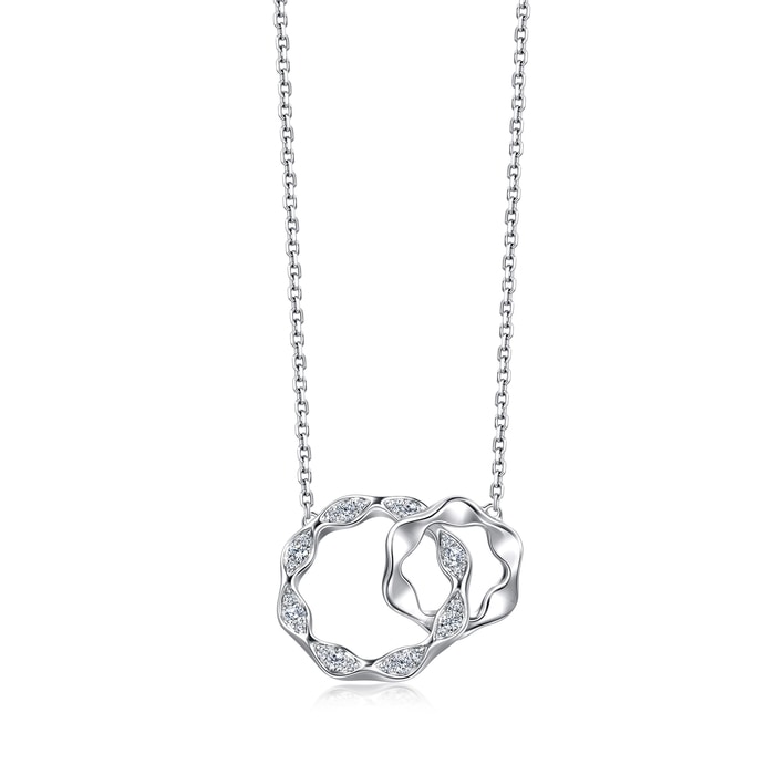 18K White Gold Necklace | Chow Sang Sang Jewellery | YuYu | 95325N - 1