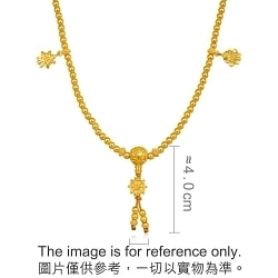 'The Oriental'  999.9 Gold Eight Mascots Necklace